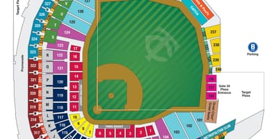 Wrigley ಕ್ಷೇತ್ರದಲ್ಲಿ ಆಸನ ನಕ್ಷೆ ಸ್ಥಾನವನ್ನು ಸಂಖ್ಯೆಗಳು